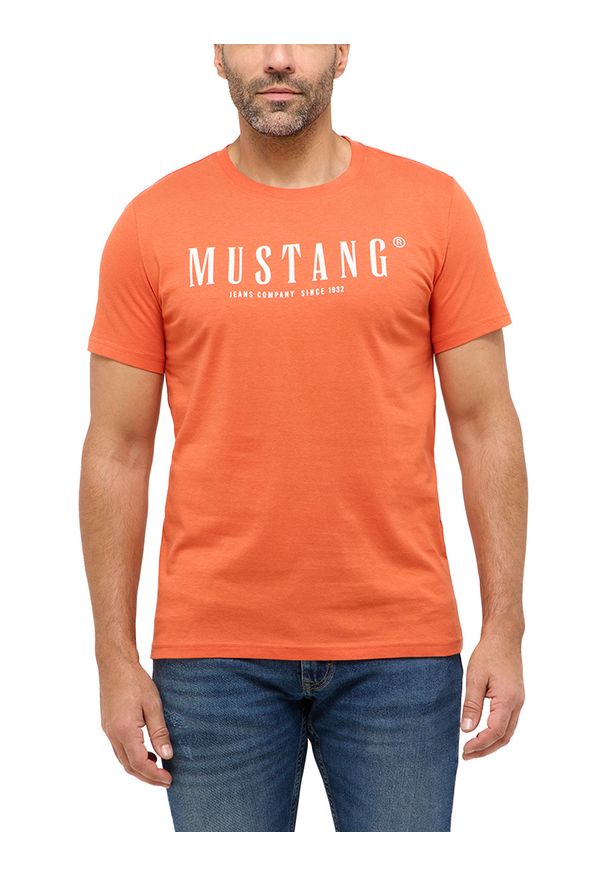 Męski T-Shirt Mustang Style Austin Burnt Ochre 1016264 7105