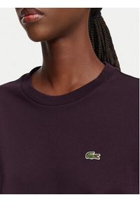 Lacoste T-Shirt TF7215 Bordowy Regular Fit. Kolor: czerwony. Materiał: bawełna #2