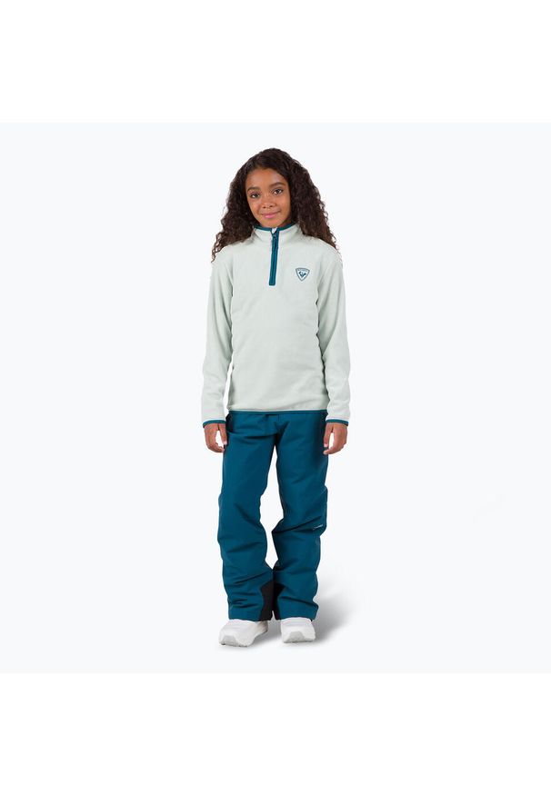 Bluza dziecięca Rossignol Jr Strawpile Fleece Fz. Kolor: zielony. Sezon: zima. Sport: narciarstwo