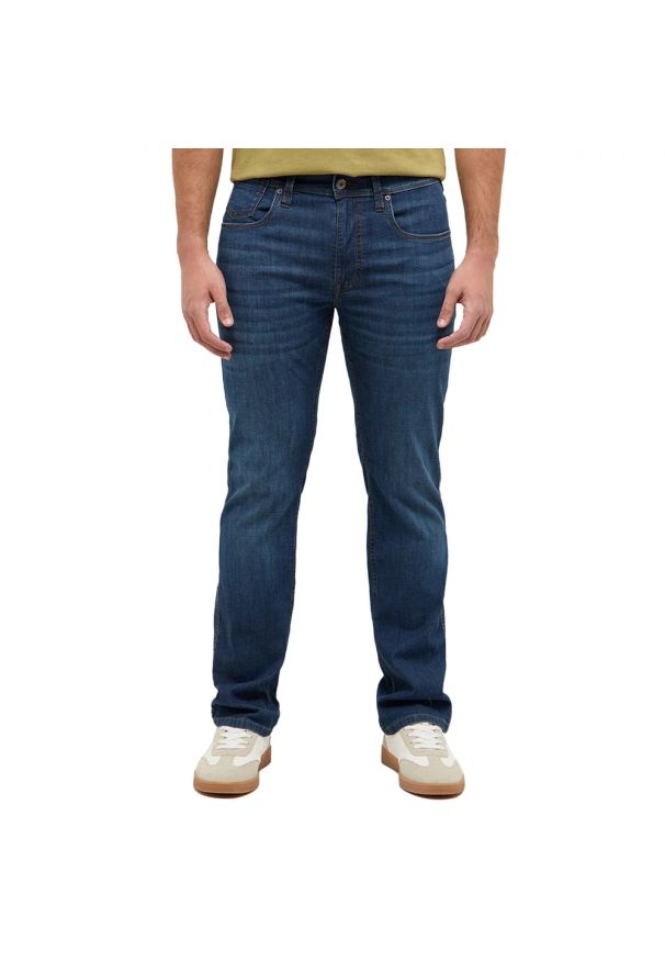 Męskie Spodnie Jeansowe Mustang Style Tramper Straight ULW Denim Blue 1017441 5000 803