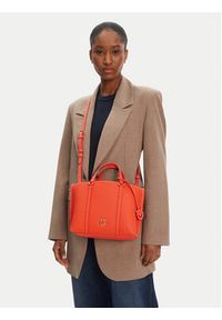 Pinko - PINKO Torebka Carrie Shopper Classic AI 24-25 PLTT 102833 Czerwony. Kolor: czerwony. Materiał: skórzane #4