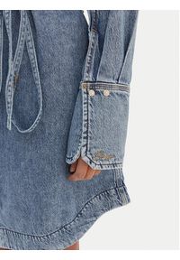BOSS Sukienka jeansowa 50557046 Niebieski Regular Fit. Kolor: niebieski. Materiał: bawełna #4