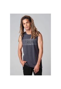 Koszulka męska sportowa bez rękawów STRONG ID. Kolor: czarny. Materiał: poliester. Długość rękawa: na ramiączkach, bez rękawów #1