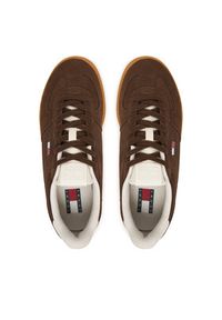 TOMMY HILFIGER - Tommy Hilfiger Sneakersy The Greenwich Edge Max Suede EN0EN02989 Brązowy. Kolor: brązowy. Materiał: skóra, zamsz #5