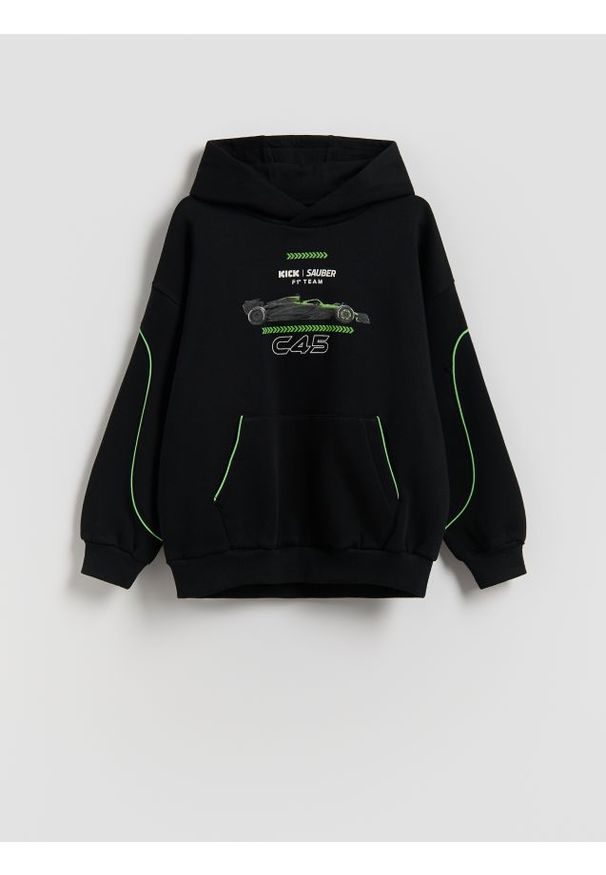 Reserved - Bluza Team Kick Sauber F1 - czarny. Kolor: czarny. Materiał: dzianina, bawełna