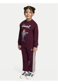 Adidas - adidas Spodnie dresowe Pixar Toy Story KG6131 Bordowy Regular Fit. Kolor: czerwony. Materiał: bawełna. Wzór: motyw z bajki #8