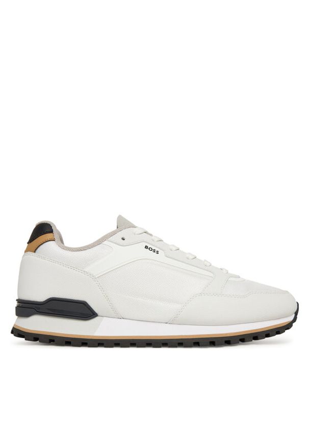 BOSS Sneakersy Parkour-L 50552914 Biały. Kolor: biały. Materiał: skóra