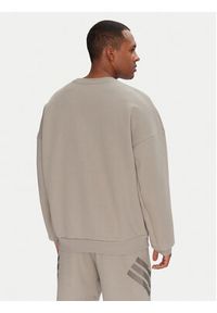 Adidas - adidas Bluza Future Icons 3 Bar Logo JI8771 Beżowy Loose Fit. Kolor: beżowy. Materiał: bawełna #4