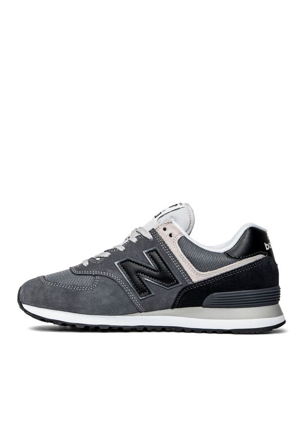 Sneakersy męskie szare New Balance ML574OS2. Okazja: na co dzień, na spacer, do pracy. Kolor: szary. Model: New Balance 574. Sport: turystyka piesza