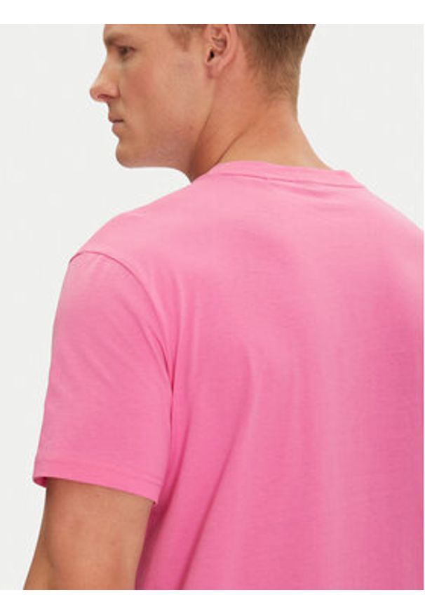 BOSS T-Shirt 50491706 Różowy Regular Fit. Kolor: różowy. Materiał: bawełna