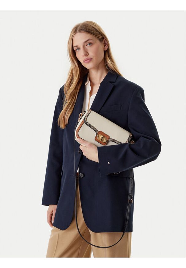 Aldo Torebka Landenderiel 13989356 Écru. Kolor: kremowy. Materiał: skórzane