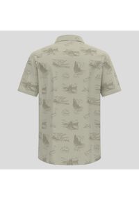 Koszula turystyczna męska Odlo Essential S/S Print Shirt S/S. Kolor: biały. Wzór: nadruk