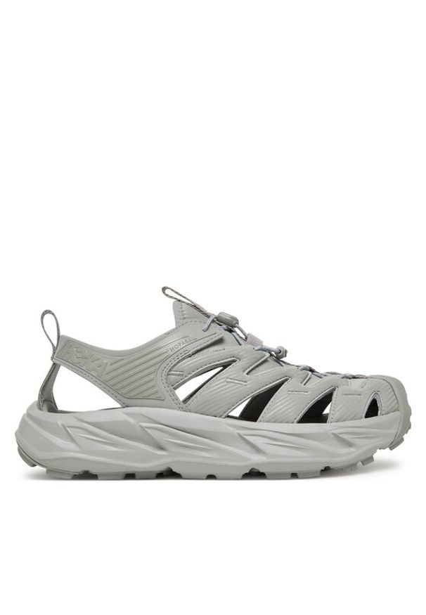 HOKA - Hoka Sandały Hopara 1123112 Szary. Kolor: szary. Materiał: skóra