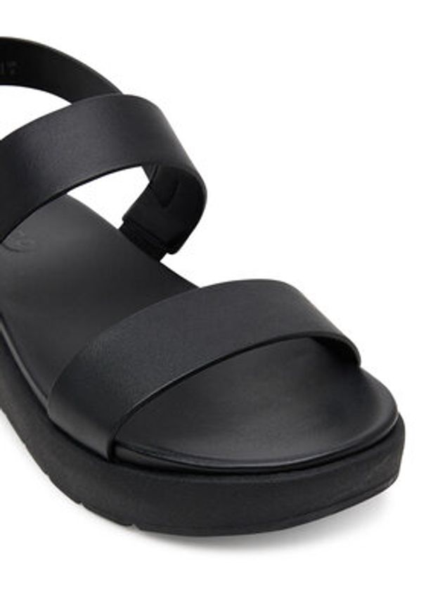 Aldo Sandały Silyia 13543044 Czarny. Kolor: czarny. Materiał: skóra
