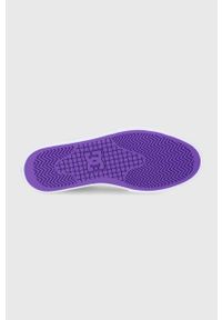 DC Tenisówki męskie kolor fioletowy. Nosek buta: okrągły. Kolor: fioletowy. Materiał: materiał, guma #3