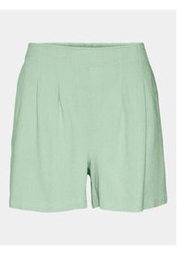 Vero Moda Szorty materiałowe Jesmilo 10279694 Zielony Regular Fit. Kolor: zielony. Materiał: wiskoza #6
