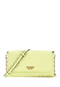 Guess Torebka Assia HWQG84 99790 Żółty. Kolor: żółty. Materiał: skórzane