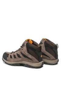 columbia - Columbia Trekkingi Crestwood Mid Waterproof BM5371 Brązowy. Kolor: brązowy. Materiał: zamsz, skóra. Sport: turystyka piesza #6