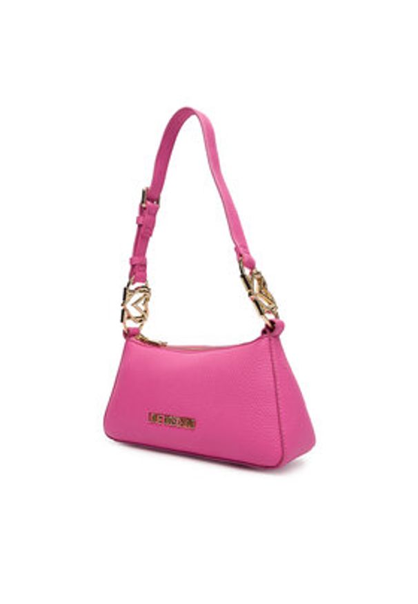 Love Moschino - LOVE MOSCHINO Torebka JC4007PP1OLB0604 Różowy. Kolor: różowy. Materiał: skórzane