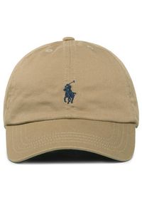 Polo Ralph Lauren Czapka z daszkiem Clsc Cap 323552489002 Beżowy. Kolor: beżowy. Materiał: materiał