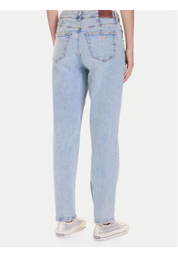 Guess Jeans Jeansy W5BA3O D0027 Niebieski Boyfriend Fit. Kolor: niebieski