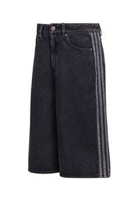 Adidas - adidas Szorty jeansowe Firebird Jorts KD2916 Czarny Oversize. Kolor: czarny. Materiał: bawełna #5