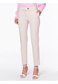 Rinascimento Spodnie materiałowe CFC0113050003 Różowy Regular Fit. Kolor: różowy. Materiał: materiał, syntetyk #1