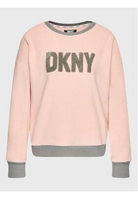 DKNY Piżama YI2822603F Różowy Regular Fit. Kolor: różowy. Materiał: syntetyk #3