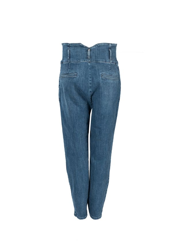 Liu Jo Jeansy "Carrot" | CF1308 D4391 | Kobieta | Niebieski. Okazja: na co dzień. Stan: podwyższony. Kolor: niebieski. Styl: elegancki, casual