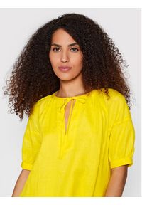MAX&Co. Sukienka letnia Miriam 72211522 Żółty Relaxed Fit. Kolor: żółty. Materiał: bawełna. Sezon: lato #2