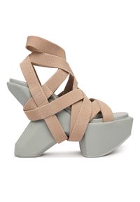 United Nude Sandały Boulder Bondage 1089493205 Beżowy. Kolor: beżowy. Materiał: materiał #1