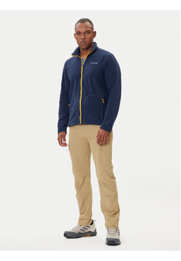 columbia - Columbia Polar Fast Trek Light Full Zip 1772751 Granatowy Regular Fit. Kolor: niebieski. Materiał: syntetyk
