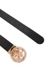 Guess Pasek Damski BW9301 P5435 Bordowy. Kolor: czerwony. Materiał: skóra