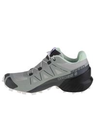 salomon - Buty do biegania Salomon Speedcross 5 416098 zielone. Zapięcie: sznurówki. Kolor: zielony. Materiał: guma, syntetyk, materiał, tkanina. Szerokość cholewki: normalna. Model: Salomon Speedcross #3