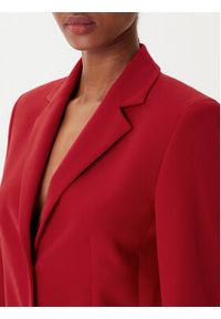 Hugo - HUGO Marynarka Agonia-1 50539976 Czerwony Slim Fit. Kolor: czerwony. Materiał: syntetyk #5