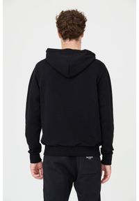 Balmain - BALMAIN Czarna męska bluza Printed Hoodie, Rozmiar S. Typ kołnierza: kaptur. Kolor: czarny #4
