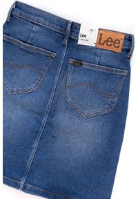 Lee - SPÓDNICA JEANSOWA LEE A LINE SKIRT BLUE DROP L38NROEM 112108295. Materiał: jeans #4