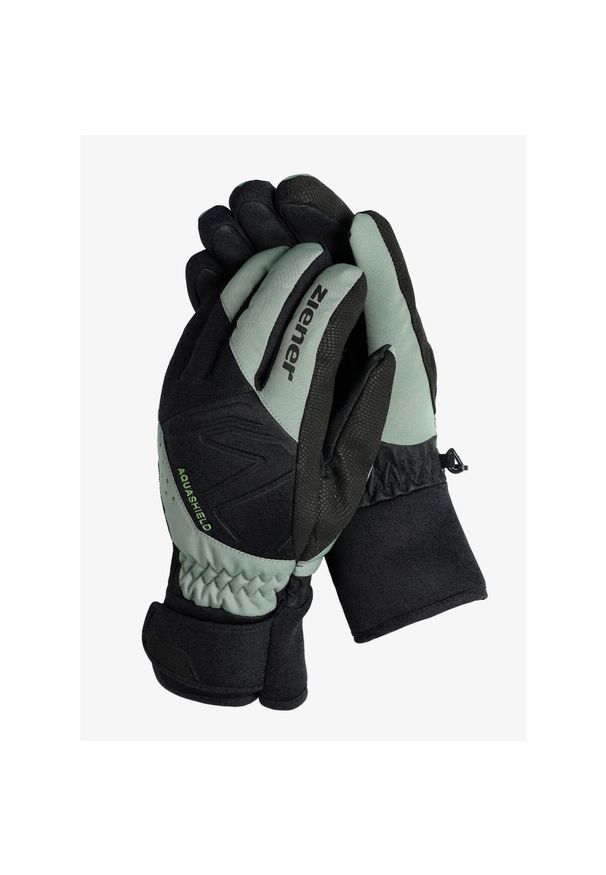 Rękawiczki narciarskie Ziener Gatis AS. Kolor: zielony. Sezon: zima. Sport: narciarstwo