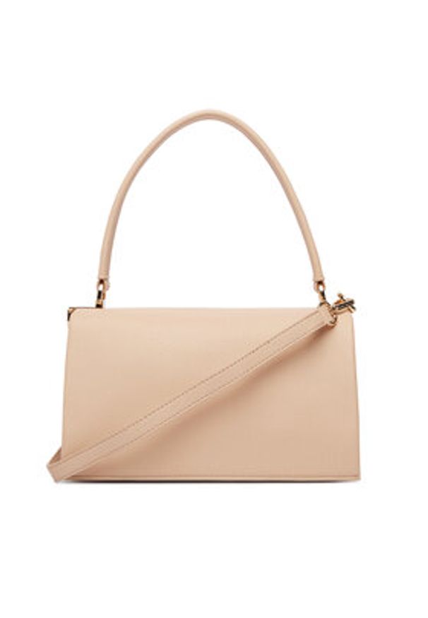 TOMMY HILFIGER - Tommy Hilfiger Torebka Th Monogram Pebble Grain Crossbody Bag AW0AW17216 Różowy. Kolor: różowy. Materiał: skórzane