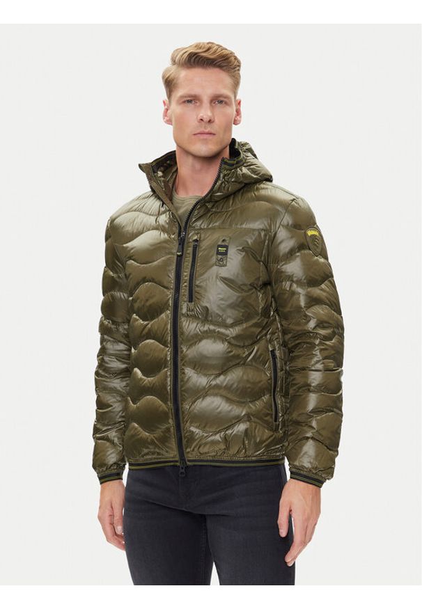 Blauer Kurtka puchowa 25WBLUC03074006355 Zielony Regular Fit. Kolor: zielony. Materiał: syntetyk