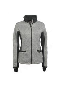 PEAK MOUNTAIN - Damska kurtka polarowa Peak Mountain chineAtmos. Kolor: szary. Materiał: polar. Sezon: zima. Sport: narciarstwo #1