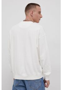 Wrangler Bluza bawełniana x Rick and Morty męska kolor biały z nadrukiem. Kolor: biały. Materiał: bawełna. Wzór: nadruk #4