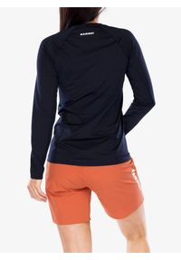 Bluza damska Mammut Selun FL Longsleeve Logo. Kolor: niebieski. Długość rękawa: długi rękaw