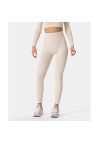Legginsy bezszwowe Carpatree Allure bezowe. Materiał: materiał. Sport: fitness