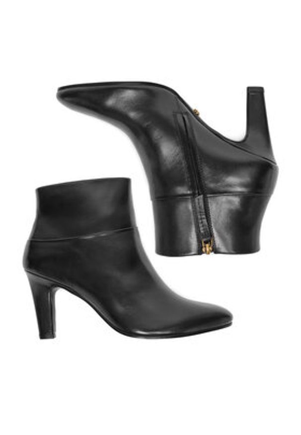 Gino Rossi Botki EO-SARA-121926 Czarny. Kolor: czarny. Materiał: skóra