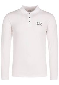 EA7 Emporio Armani Polo 8NPF05 PJM5Z 1100 Biały Regular Fit. Typ kołnierza: polo. Kolor: biały. Materiał: bawełna