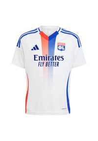 Adidas - Koszulka Olympique Lyonnais 24/25 Home Kids. Kolor: biały