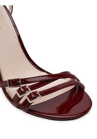 Marciano Guess Sandały 5GGZ27 7231A Bordowy. Kolor: czerwony. Materiał: skóra