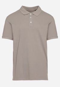 Born2be - Ciemnoszara Koszulka Bawełniana Polo Vimarith. Okazja: na spotkanie biznesowe, do pracy, na co dzień. Typ kołnierza: polo. Kolor: szary. Materiał: bawełna. Styl: biznesowy, casual #5