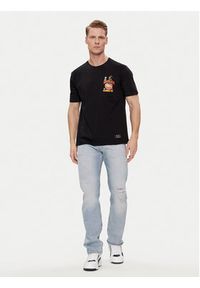 Brave Soul T-Shirt MTS-149TAKEAWAY Czarny Straight Fit. Kolor: czarny. Materiał: bawełna #3
